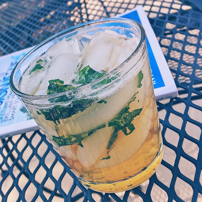 Glass of Triple Crown Julep